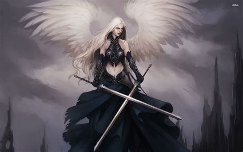 Angel Holding Sword Wallpapers Wallpaper Cave