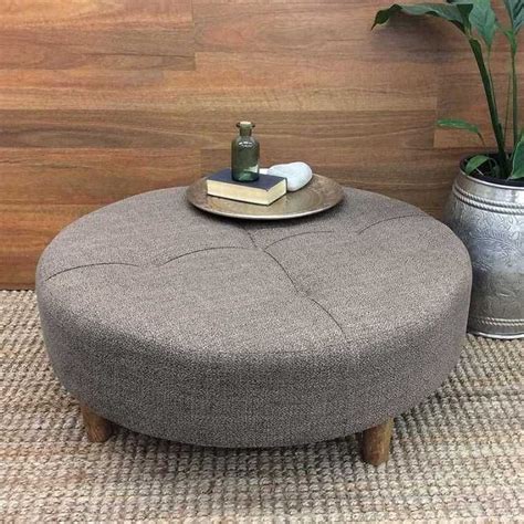 Comfy and cozy , ottoman round coffee table , moroccan handmade cover leather , foot stool pouf , pouffe , home gifts , wedding , foot stool marrakeshartcraft 4.5 out of 5 stars (30) sale price $180.00 $ 180.00 $ 200.00 original price $200.00 (10%. Large Round Coffee Table Ottoman | Ottoman table, Ottoman ...