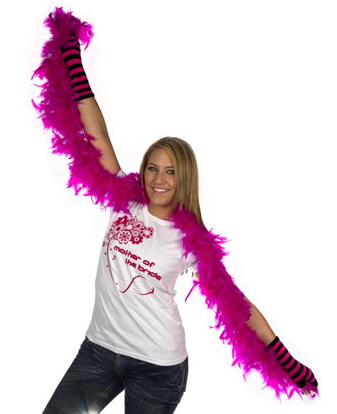 Comfortable Feather Boa Hot Pink T