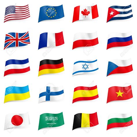 World Flags Vector Clipart Illustrations 181 412 World Flags Clip Art