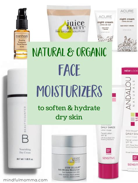 Best Natural And Organic Face Moisturizers For Dry Skin