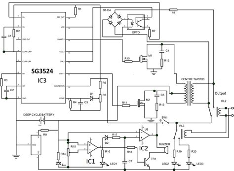 Shows The Complete Circuit Diagram Of The Pwm Inverter Circuit Ic Download Scientific