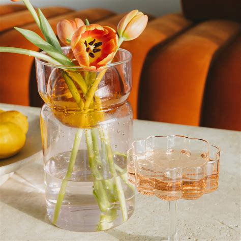Buy Balance Vase Clear Amber By Fazeek Online Rj Living