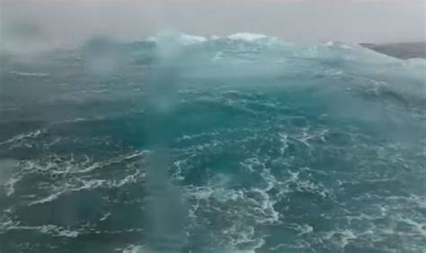 Viral Video Shows Cruise Ship Go Underwater Due To Dangerous Waves Travel News Travel