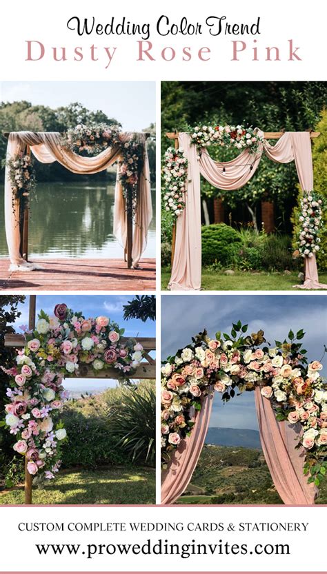 30 Inspiring Ideas To Incorporate Dusty Rose Pink Into Your Wedding