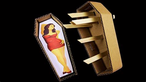 Diy Make Magic Box And Girl With Cardboard Youtube