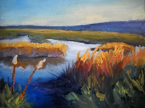 Contemporary Artists Of North Carolina Marsh Landscape Painting Daily