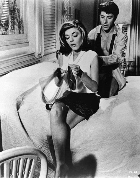 Dustin Hoffman With Anne Bancroft As Mrs Robinson In The Graduate
