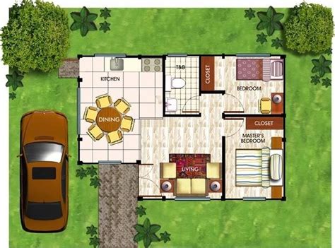 2 bedroom floor plan bungalow. Lovely 2 Bedroom Bungalow House Plans Philippines - New ...