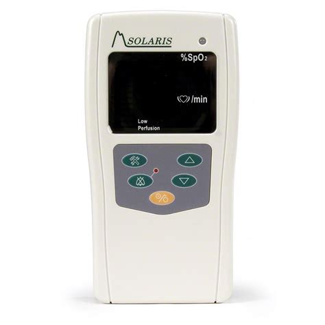 Solaris Pulse Oximeter Hand Held W Alarm Aed Superstore Nt A