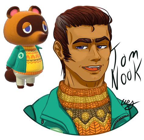Animal Crossing Characters Pt 3 Tom Nook By W R Draw On Deviantart