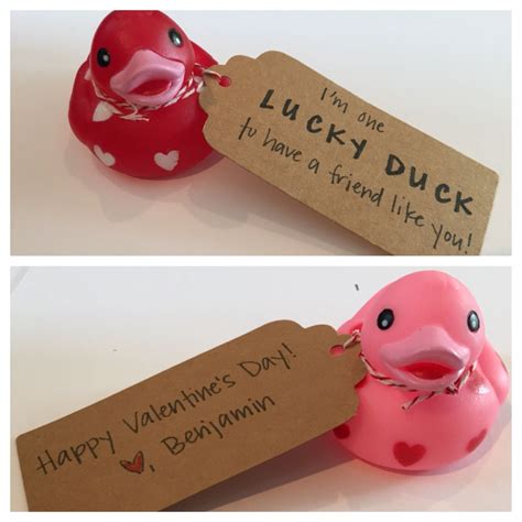 Lucky Duck Daycare Valentines | Kindergarten valentines, School valentines treats, Valentines ...