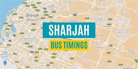 Sharjah Bus Timings 🕑 November 2023 Easy Timetables