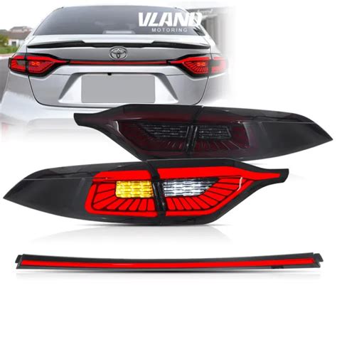 Vland Led Taillights For Toyota Corolla Tail Light Assembly Smoked Picclick