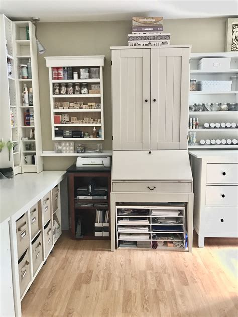 There are a lot of supplies on that list…38 to be exact. Desk. Another view craft storage, room, decor, supply, DIY ...