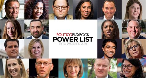 Politico Power List 19 People To Watch In 2019