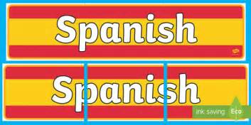 Spanish Display Banner Teacher Made Twinkl