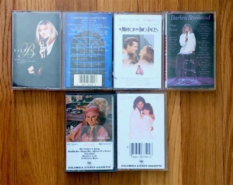 Barbra Streisand Cassette Tapes Lot Of 6 Ebay