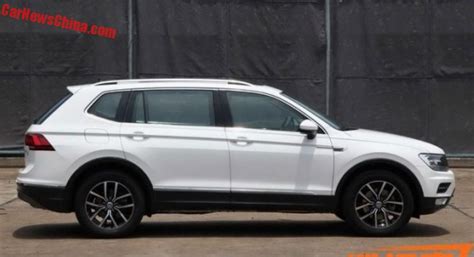 Spy Shots Volkswagen Tiguan L Is Naked In China Carnewschina Com