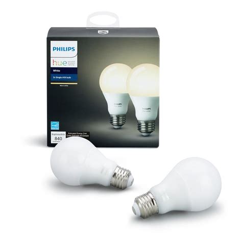 Philips Hue Hue White A19 Led 60w Equivalent Dimmable Smart Wireless