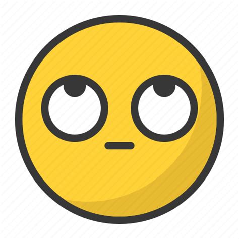 Bored Emoji Emoticon Eyes Roll Up Icon Download On Iconfinder