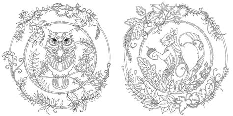 Free coloring pages at coloringpagesfo. Enchanted Forest: An Inky Quest & Coloring Book - Ohfriday!