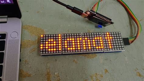 15 8x8 Led Matrix With Esp32 By Using Max7219 Youtube Vrogue