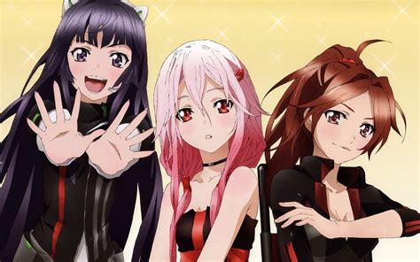 Wallpaper Illustration Hands Anime Girls Manga Cartoon Black Hair Guilty Crown Yuzuriha