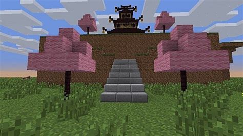 During a spring japan tour, there are 100+ cherry blossom tree. Sakura Temple Minecraft Project