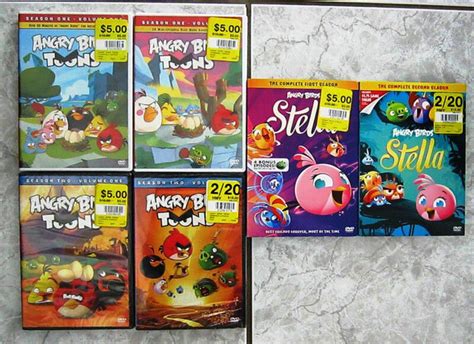 Série Complète Dvd Angry Birds Et Stella Saison 1 Et 2 Cd Dvd Et Blu