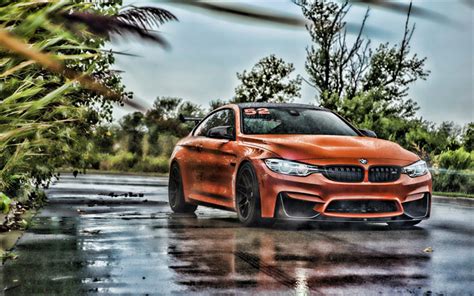 Download Wallpapers F82 Hdr Bmw M4 Tuning 2018 Cars Supercars