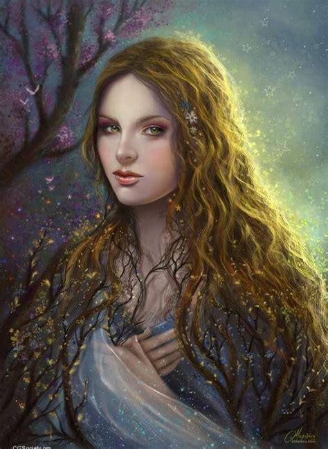 Wood Nymph Fantasy Art Women Fantasy Women Art