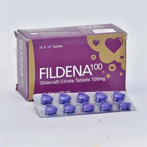 Fildena 100mg Tablets Sildenafil Erectile Dysfunction Medicine At Rs 70stripe Ed Drugs In