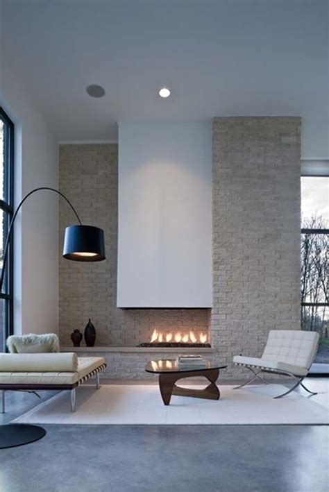 27 Mesmerizing Minimalist Fireplace Ideas For Your Living Room