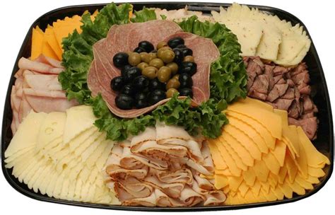 Meat And Cheese Tray Ideas Traditional Deli Meat Cheese Tray Veggie