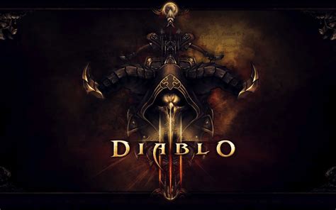 Diablo 3 Game Skull Logo Desktop Wallpaper Wallpapers Galery