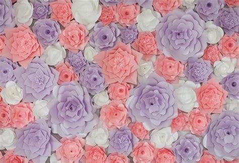 Pink Lavender 3d Flowers Backdrop For Birthday Photo Booth Prop In 2020