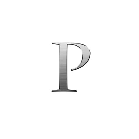 Download Letter P Alphabet Metallic Royalty Free Stock Illustration