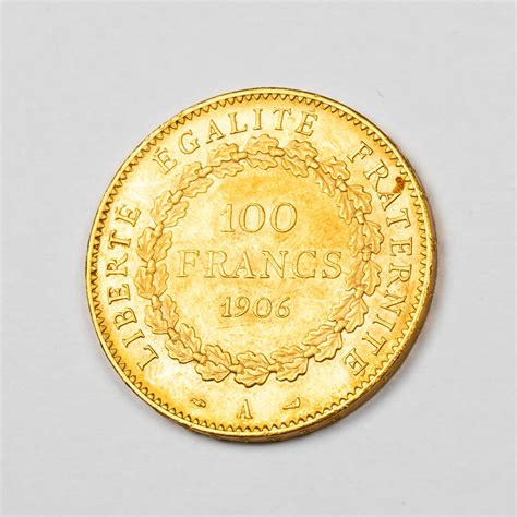 France 1906a 100 Francs Gold