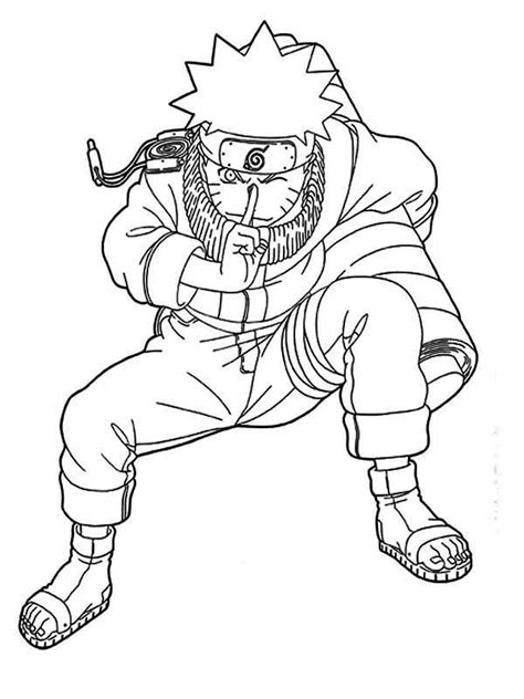 Uzumaki Naruto Repell Coloring Page Free And Printable Coloring
