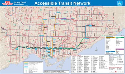 Toronto Transport Map Mapsofnet