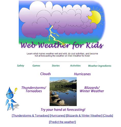 Learning Never Stops 9 Wonderful Weather Websites For Kids