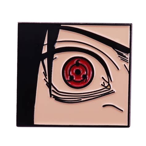 Uchiha Sasuke Sharingan Eye Badge Pins Ghibli Store