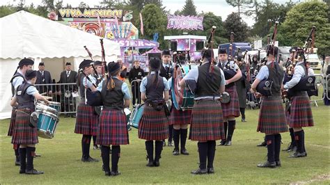 Bucksburn And District Nj Pipe Band Competing In Grade 4b Bands During