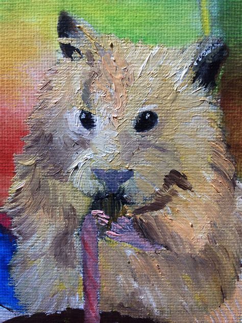 Colored Hamster Oil Painting On Wacom Gallery