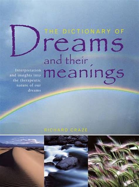 Dictionary Of Dreams And Their Meanings By Richard Craze Paperback