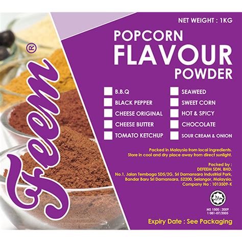 Lightflex innovations sdn bhd developer products. Seasoning Flavour | Defeem Sdn. Bhd.