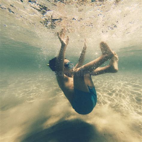 Boy Falling In Water Stock Image Image Of Surface Falling 62819487