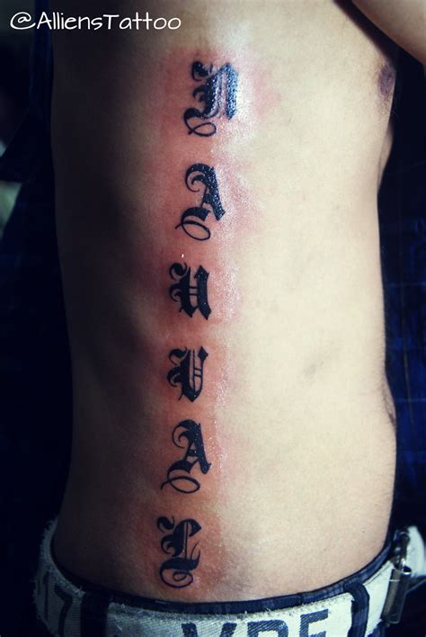 Huruf A Keren Tato : Menakjubkan 30 Foto Tato Huruf W Contoh Gambar