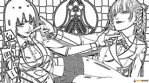 Kakegurui Coloring Pages Best Coloring Pages